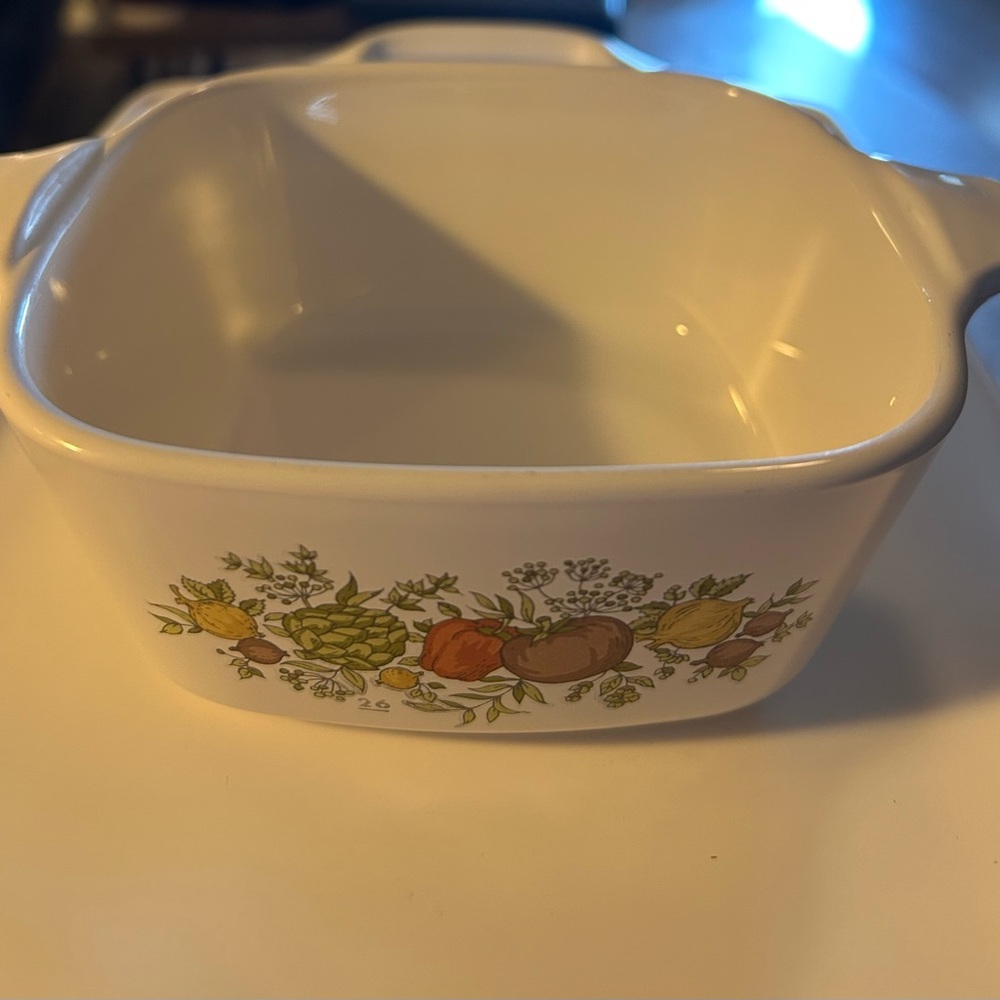 Vintage Corning Ware Spice of Life P-43-B Casserole 2 3/4 Cup Dish Only- no lid